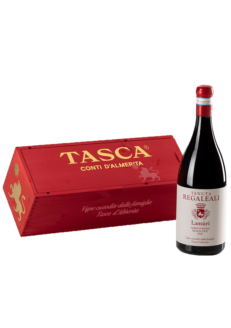 Lamuri Nero D'avola Magnum 2020 in red wooden case – Tasca d'Almerita