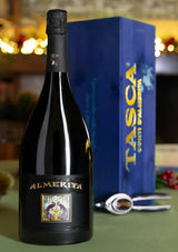 Almerita Brut Magnum 2022 In Cassetta Di Legno Blu